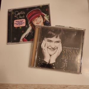 2 DVD  Susan Boyle.(I Dreamed a Dream) and Charlotte Church (Dream a Dream)